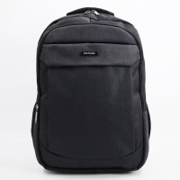 Рюкзак міський універсальний 5096 чорний водонепроникний рюкзак з анатомічною спинкою та багатофункціональними відділеннями